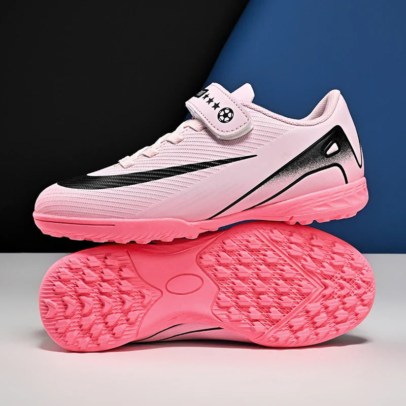 New Men Kids Soccer Shoes Cleats Ultralight Non-Slip Grass Adult Professional Football Boots Boys Training Shoes Drop Shipping