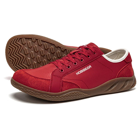 Sapatos Femininos Masculinos Descalços com Bico Largo Tênis Leves Casuais com Blocos de Cores Couro Sintético para Caminhada