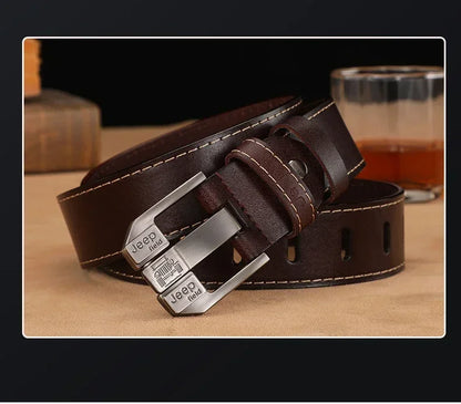 Men High Quality Genuine Leather Belt Luxury Brand Designer Belts Men Fashion Waist Straps for Jeans Trousers