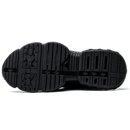 Steel Toe Protection Safety Shoes Men Rotating Button Work Safety Shoes for Men Anti-smash Anti Puncture Work Shoes Sneakers
