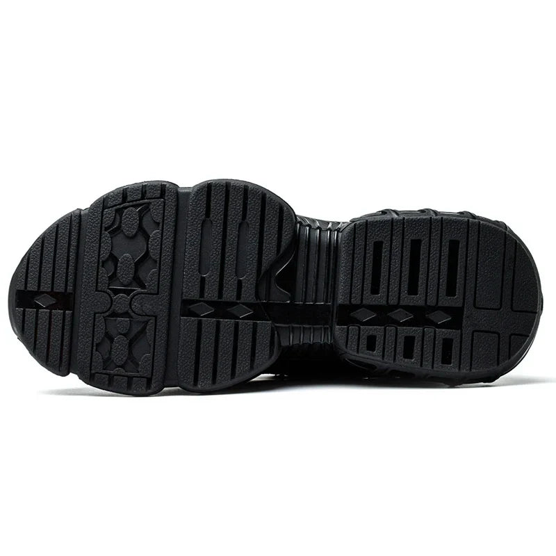 Rotating Button Protective Safety Shoes Men Steel Toe Sneakers Air Cushion Work Shoes Man Puncture Proof Work Safety Boots