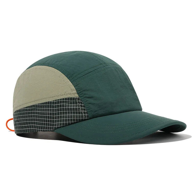 Men Women Baseball Cap Trucker 5 Panel Hat Unstructured Snapback Lightweight All Sports for Running Hiking Tennis
