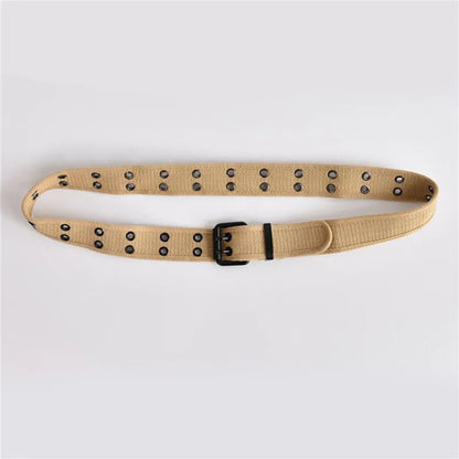 Men Belts Canvas Nylon Webbing Belt Fashion Casual Designer Unisex Belts High Quality Sports Military Strap Cargo Pants Belt