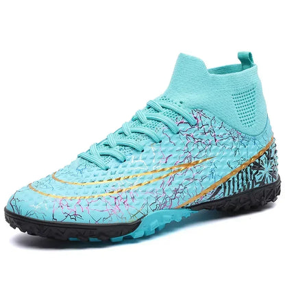 Refreshing Breathable Feet Children's Non-slip Fashion Casual Sports Shoe Youth Soccer Shoes Indoor Outdoor Grass Training Shoes