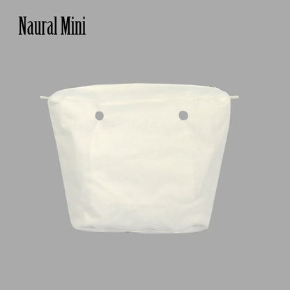 New Waterproof Inner Bag Organizer Insert Zipper Pocket for Classic Mini Obag Canvas Material for O Bag