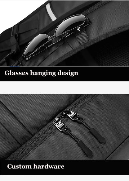 Men travel backpack large capacity trekking Backpack Business 17 Inch Laptop Backpack 50L Hiking fashion Backpack With shoe bag