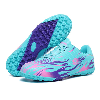 New Kid Match Boys Professional Football Boots Sneakers Soccer Shoes Comfortable Outdoor Match Non-Slip Sports Shoes Unisex