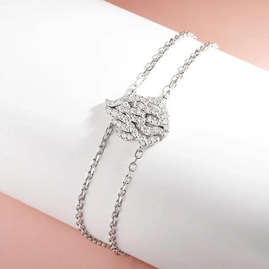 Certified Full Moissanite Bracelets for Women Men S925 Sterling Silver Plated 18k Jewelry Haesh Sheli By ShiranAloni