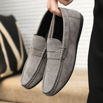 Men Loafers Soft High Quality Spring Autumn Shoes Men Casual Shoes Warm Slip on Flats Driving Shoes