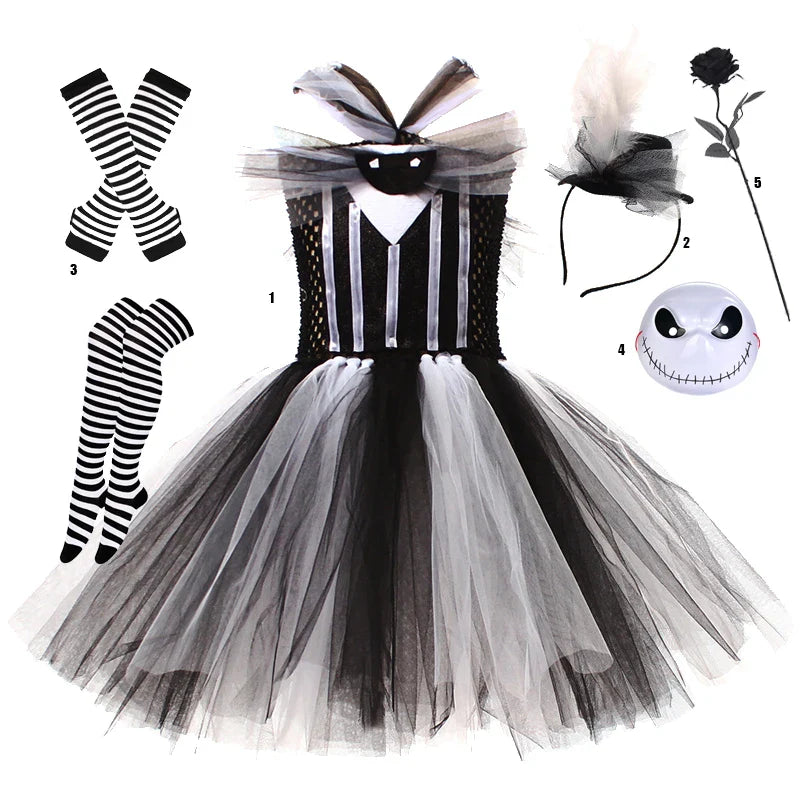 Kids Girls Tutu Dresss Halloween Cosplay Costume Carnival Party Boy Costume Witch Fancy Clothes Halloween Gifts for Children