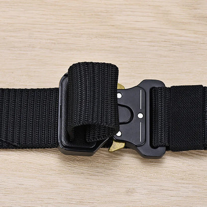 Men's Belt Outdoor Hunting Tactical Mens Belt Multifunctional Combat Survival High Quality Canvas Nylon Mens Belt Sport Belt