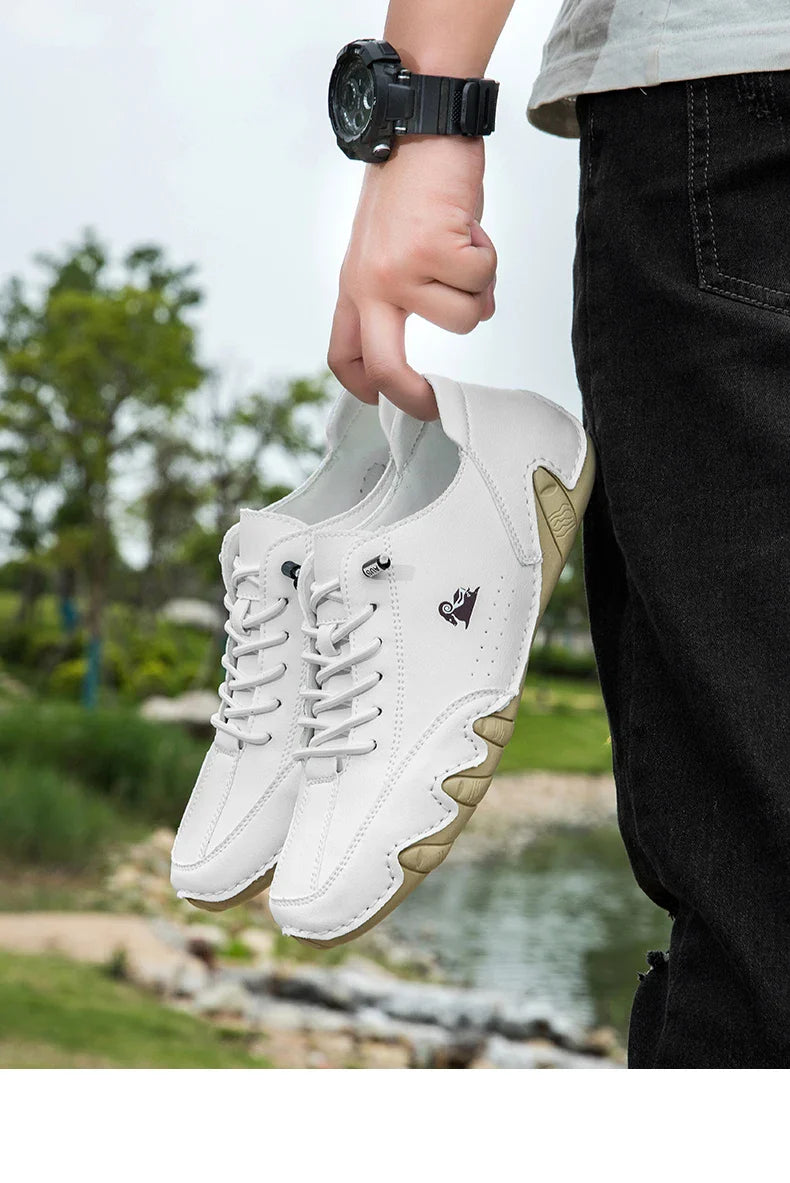 Men's shoes four season new plus size casual shoes fashion low-top soft sole breathable outdoor shoes men's sports walking shoes