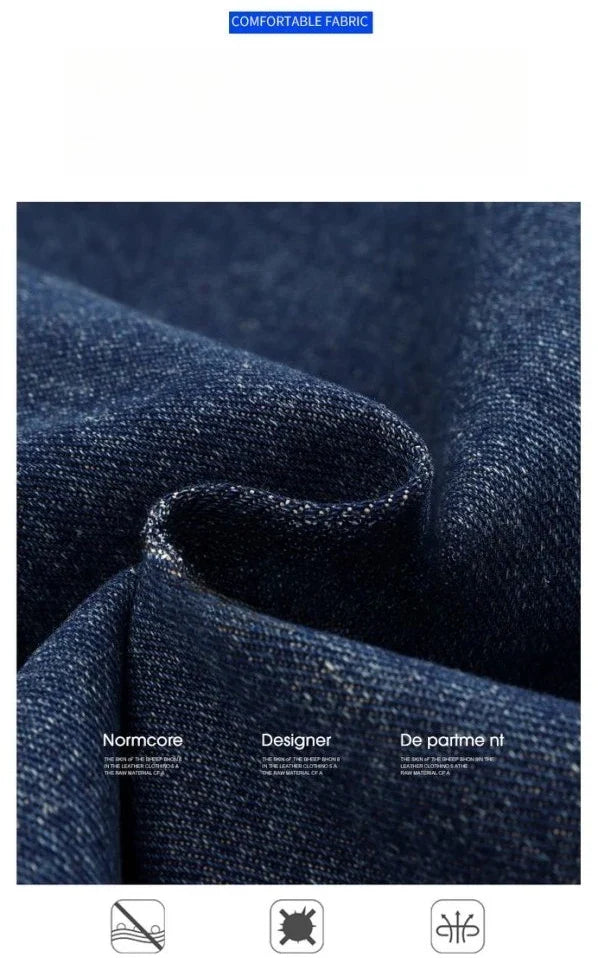 2025 Autumn New Men's Loose Jeans Multi-pocket Work-wearing Jeans Street Hip-hop Straight Wide-leg Pants Baggy Dance Pants
