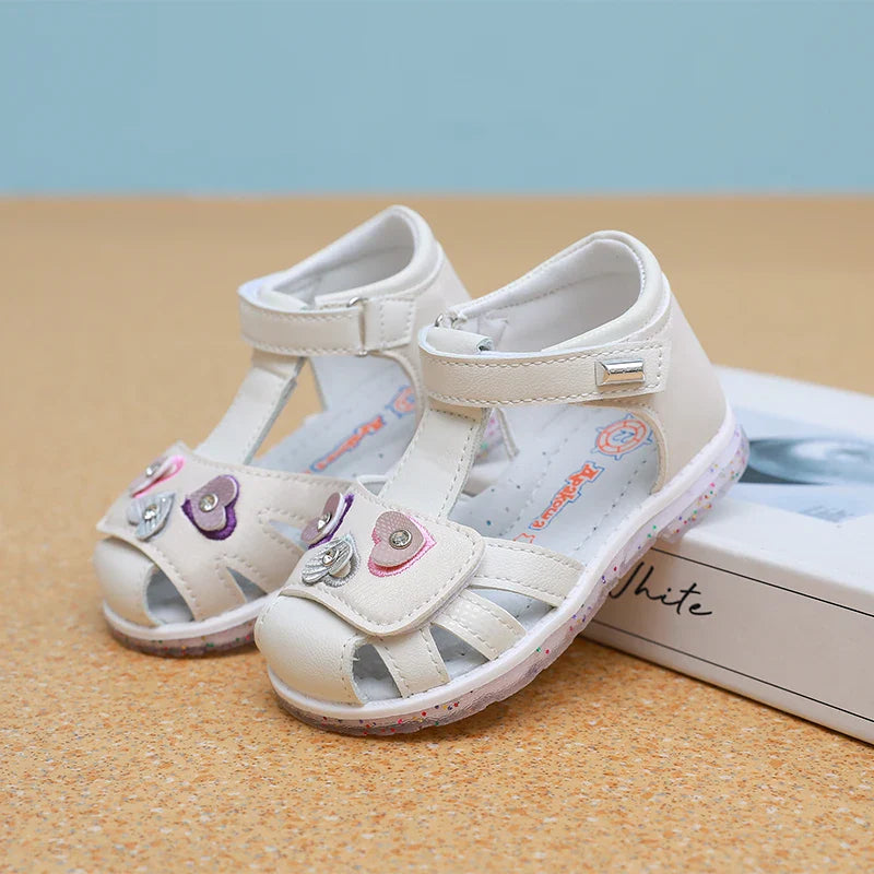Children Sandals Summer Little Girl Sandals Baotou Girls Beach Sandals Hollow Breathable Baby Shoe