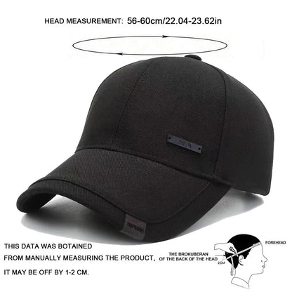 Unisex Hua Label Baseball Caps Hip Hop Cap Spring and Autumn Outdoor Adjustable Casual Hats Sunscreen Hat