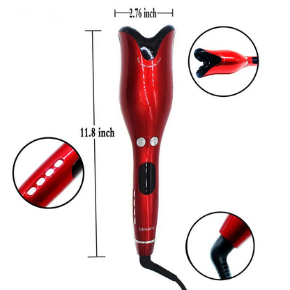 Rose-shaped Multi-Function LCD Curling Iron Professional Hair Curler Styling Tools Curlers auto rotating ceramic hair curler