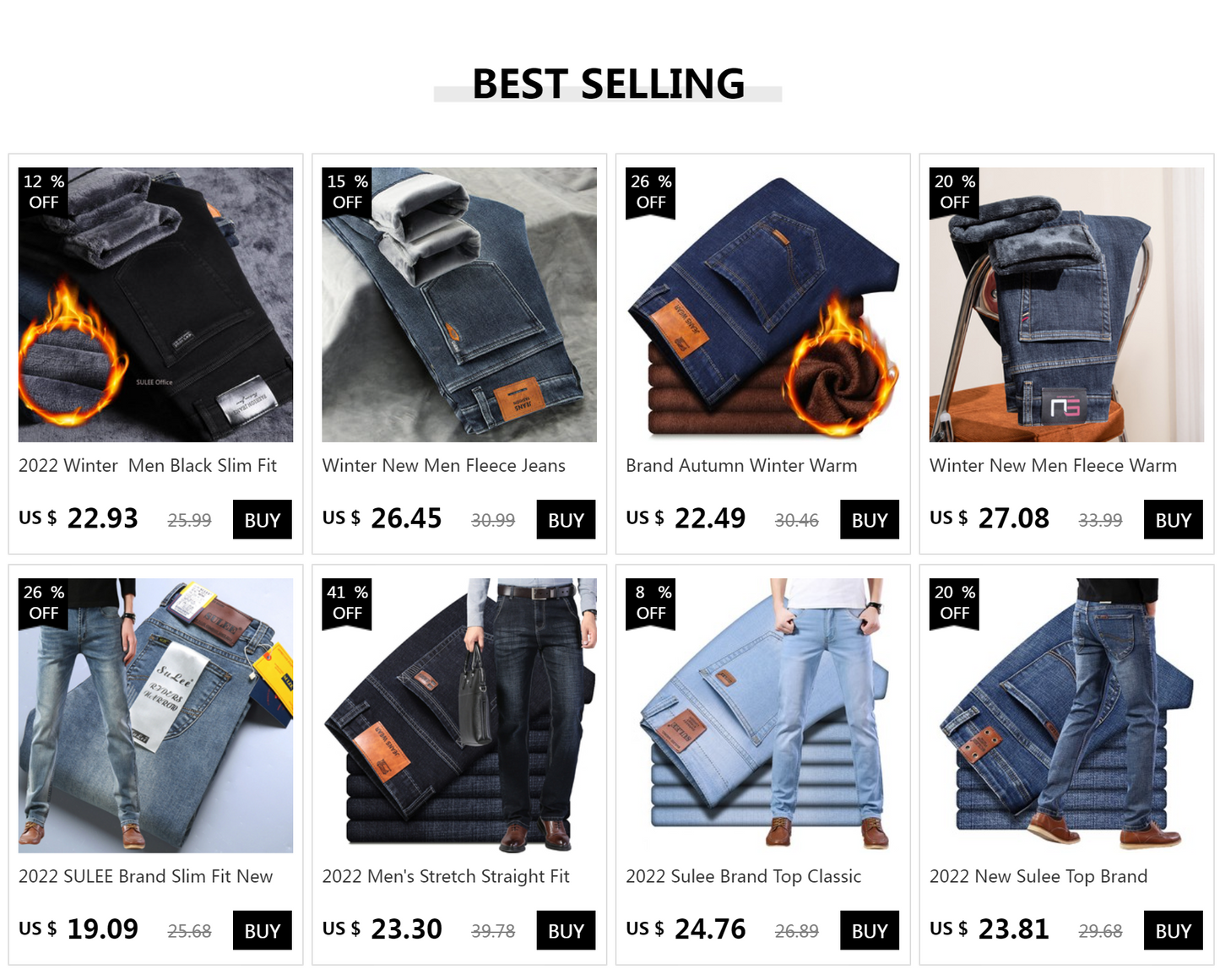 2023 Winter Men Black Blue Straight Stretch Denim Thick Velvet Pants Warm Jeans Casual Fleece Line Trousers Male Plus Size