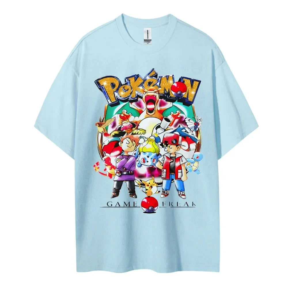 T-shirt Men's Pure Cotton Casual  Round Neck T-shirt Short Sleeve Clothing Summer Sports Casual Short Sleeve Top