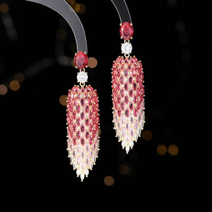 Fashionable Earrings Daily Accessories Women s Design Long Tassel Earrings Versatile Accessories Party And Holiday Gifts