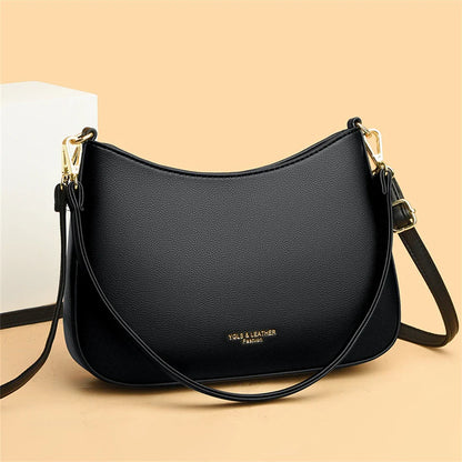 High Quality Underarm Shoulder Bags for Women 2024 Solid Color New Texture Leather Crossbody Bag Luxury Designer Handbags Sac