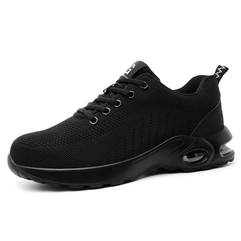 Unisex Mesh Steel Toe Cap Summer Safety Shoes For Men Light Breathable Sneaker Comfortable Indestructible Hombre Work Footwear