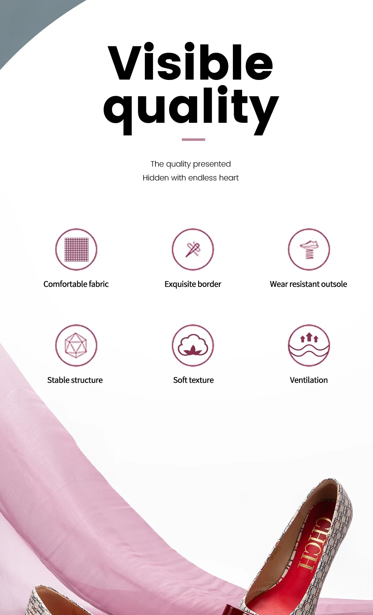 High-Heeled Shoes Elegant Fashion Female Commuting Low Heeled Shoes British Style Patchwork Design Lady Pointed Shoes