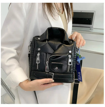 Hip hop Jacket Design Shoulder Bag Clothes Shape Women Handbag Fashion Brand  Lady Crossbody Bag Luxury Designer Travel Backpack