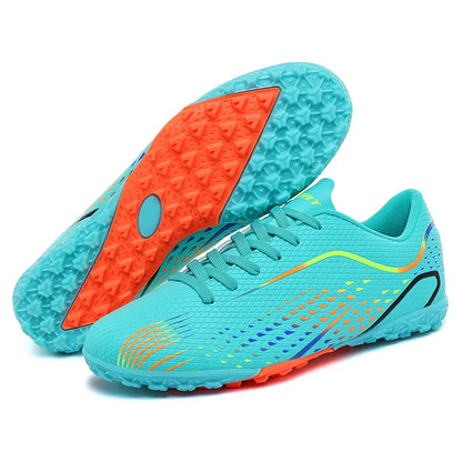 Kids Youth Soccer Shoes Cleats Football Boots Men Non Slip Breathable Lightweight Training Sneakers Boys Children Football Match