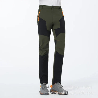 Quick Dry Hiking Pants Men Outdoor Running Camping Climbing Waterproof Mountain Trousers Stretch Lightweight Pants