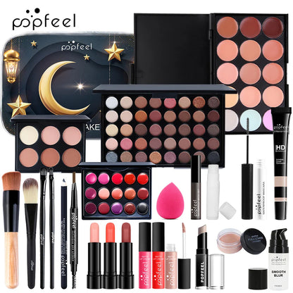 24-Piece Festival Makeup Set-Versatile Cosmetic Collection Perfect for Gifting to Moms, Girlfriends, and Girls.Daily Use