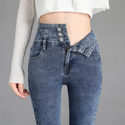 High-quality New Vintage High-waist Stretch Skinny Jeans