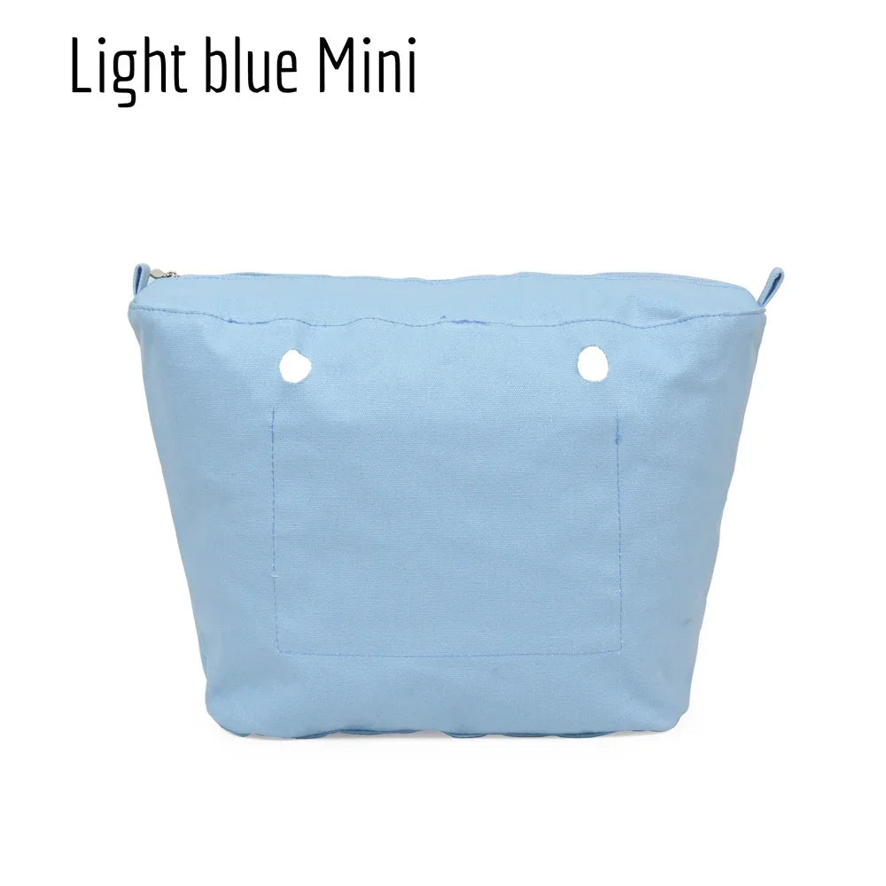 New Waterproof Inner Bag Organizer Insert Zipper Pocket for Classic Mini Obag Canvas Material for O Bag