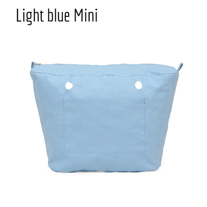 New Waterproof Inner Bag Organizer Insert Zipper Pocket for Classic Mini Obag Canvas Material for O Bag