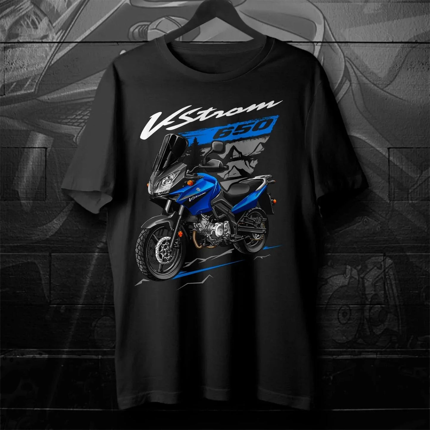 Classic Japanese 2004-2011 Models V-Strom 650 Motorcycle T-Shirt 100% Cotton O-Neck Short Sleeve Summer Casual Mens T-shirt