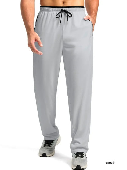 Lightweight Sport Pants Mens Quick Dry Elastic Waist Running Pants Outdoor Gym Workout Athletic Pants Sweatpants Jogger