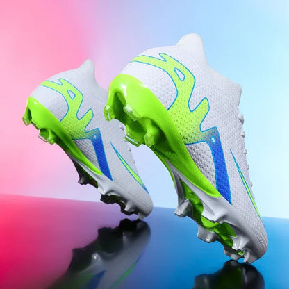 New Men Football Boots Grass Futsal Sneakers High-quality Match Cleats High-top Non-Slip Soccer Shoes Indoor Hot-selling Outdoor