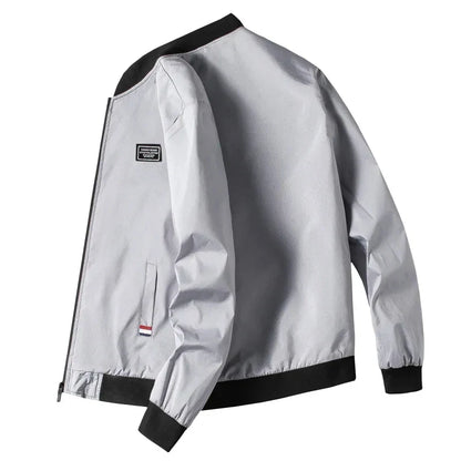 Man Leisure Jacket New Spring Autumn Solid Color And Comfortable Zipper Style Fashion Windproof Jacket