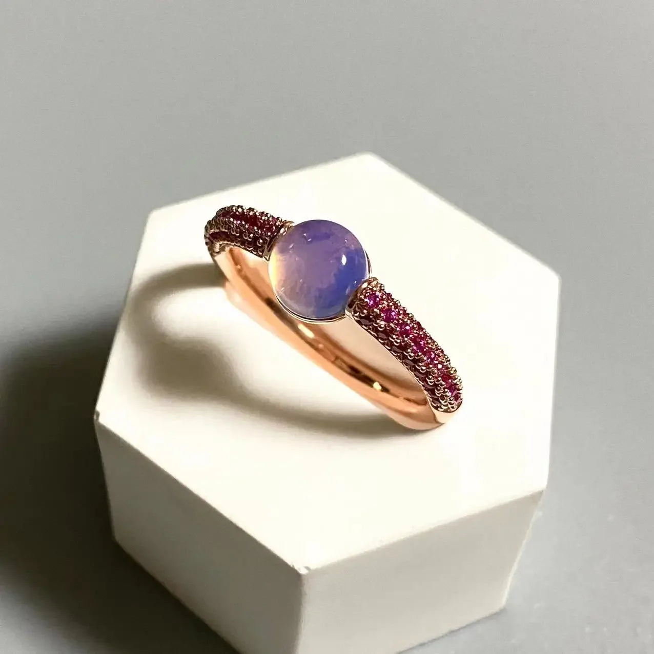 6mm Round Candy Style Ring for Women 33 Colors Purple Zircon Crystal Inlay Jewelry Birthday Gift