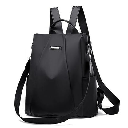 Casual Oxford Backpack Women Black Waterproof Nylon School Bags For Teenage Girls High Quality Fashion Travel Tote Packbag