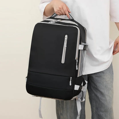 Travel Backpack Women Large Capacity Waterproof Anti-Theft Casual Daypack Bag with Luggage Strap & USB Charging Port Backpacks