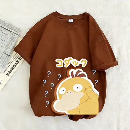 T Shirt Man Women 2026 Summer Y2k Short Sleeve Tee Tops Streetwear Oversized Casual Parent-child Clothing