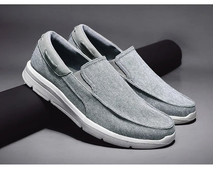 Mocassins Para Homens Sapatos Outono Novo Masculino Sapatos de Lona Clássicos Sapatos de Lazer Confortáveis Tênis Respiráveis Para Homens Mocassins