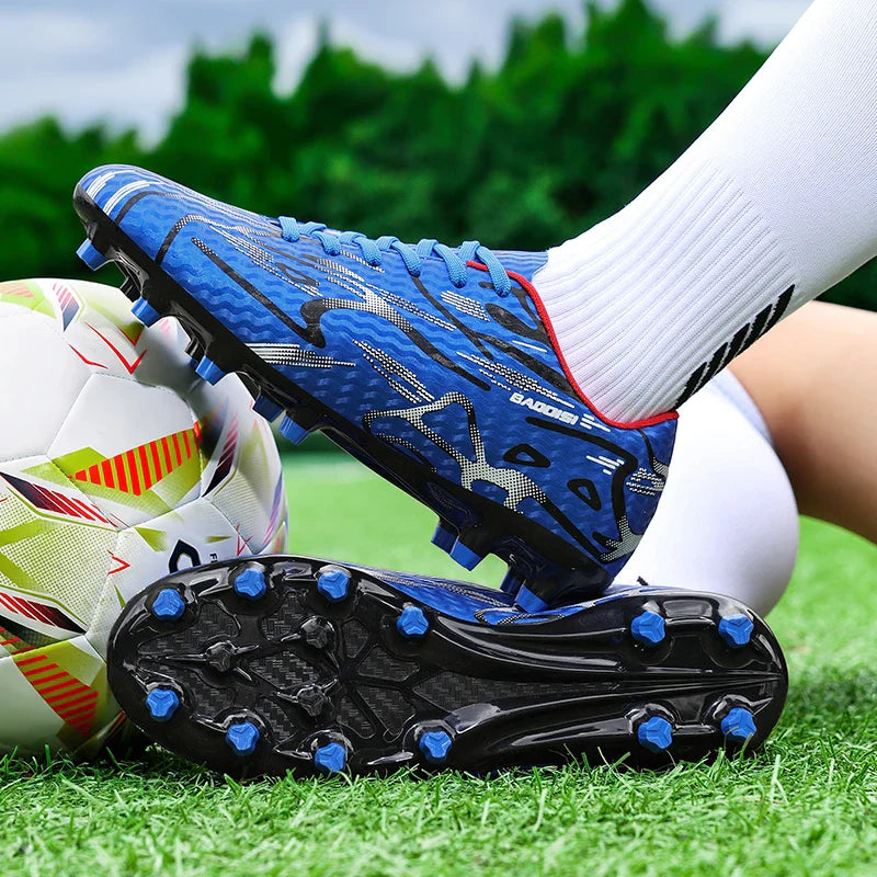 Soccer Shoes Child Football Shoes Outdoor Non-Slip Futsal Shoes Kids Sneakers Boys Low-cut Lightweight Children's Sports Shoes