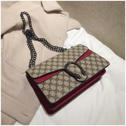 2025 New Trendy Fashion Dionysus Bag Vintage Print Mini Shoulder Crossbody Chain Bag for Women