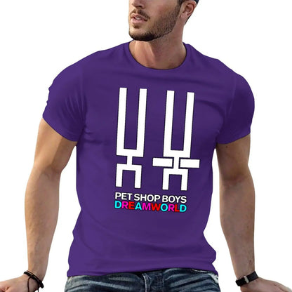 Pet Shop Boys T-Shirt tees blanks anime clothes sublime men clothing