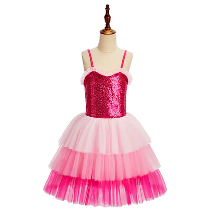 2026 Summer Dresses Children Princess Dress Up Christmas Cute Baby Girl Clothes Halloween Kids Birthday Party Cosplay Costume