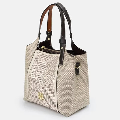 Fashion Letter Printed Design Women's Handbag High-end Light Luxury Vintage Brand Large Capacity New Women's Tote Bag