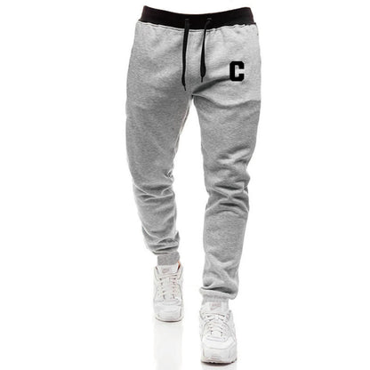 Unisex letter C print casual fashion versatile sports pants gym sports pants jogging sports pants running sports pants