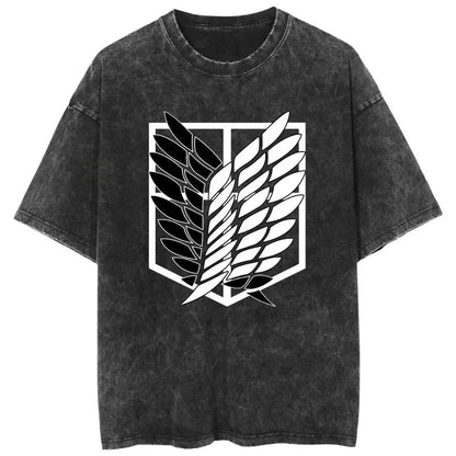 T-shirt Man Women Short Sleeve Tee Streetwear Oversized Anime Print Casual Tops Summer Y2k