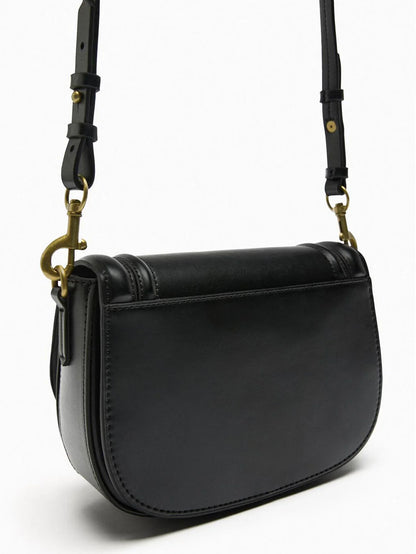 Saddle bag, shoulder bag, popular foreign trade bag, 2024 new wide shoulder strap, diagonal cross armpit, cross-border wholesale